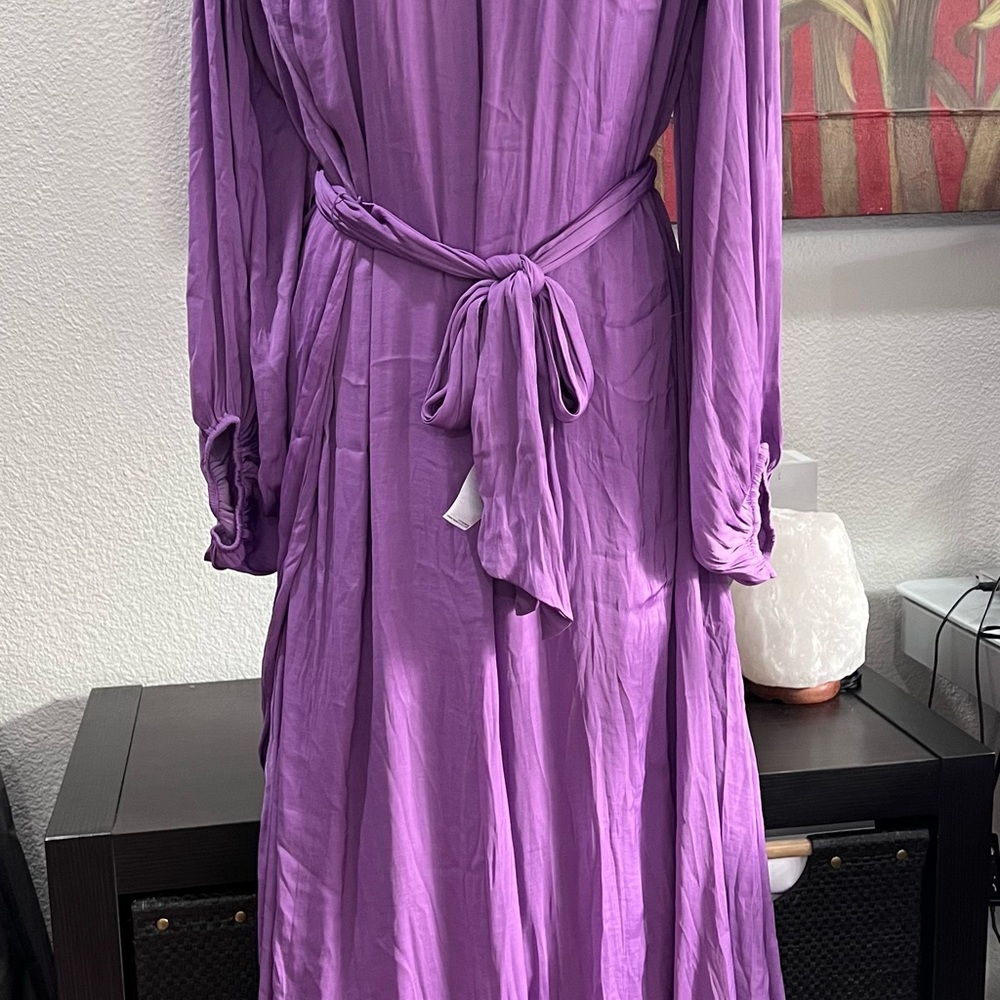 SLIT-BACK MAXI DRESS $70 - Picture 4 of 4